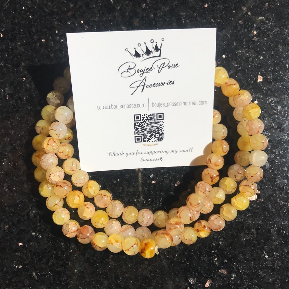 Golden Brown Beads